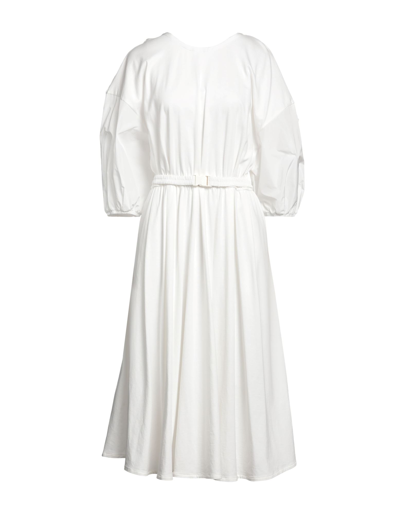 Moncler Midi Dresses In White