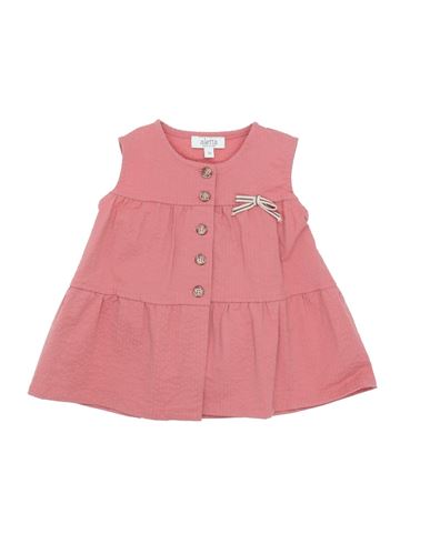 Aletta Newborn Girl Baby Dress Pastel Pink Size 3 Cotton, Polyester