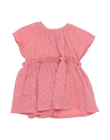 Aletta Newborn Girl Baby Dress Pastel Pink Size 3 Cotton