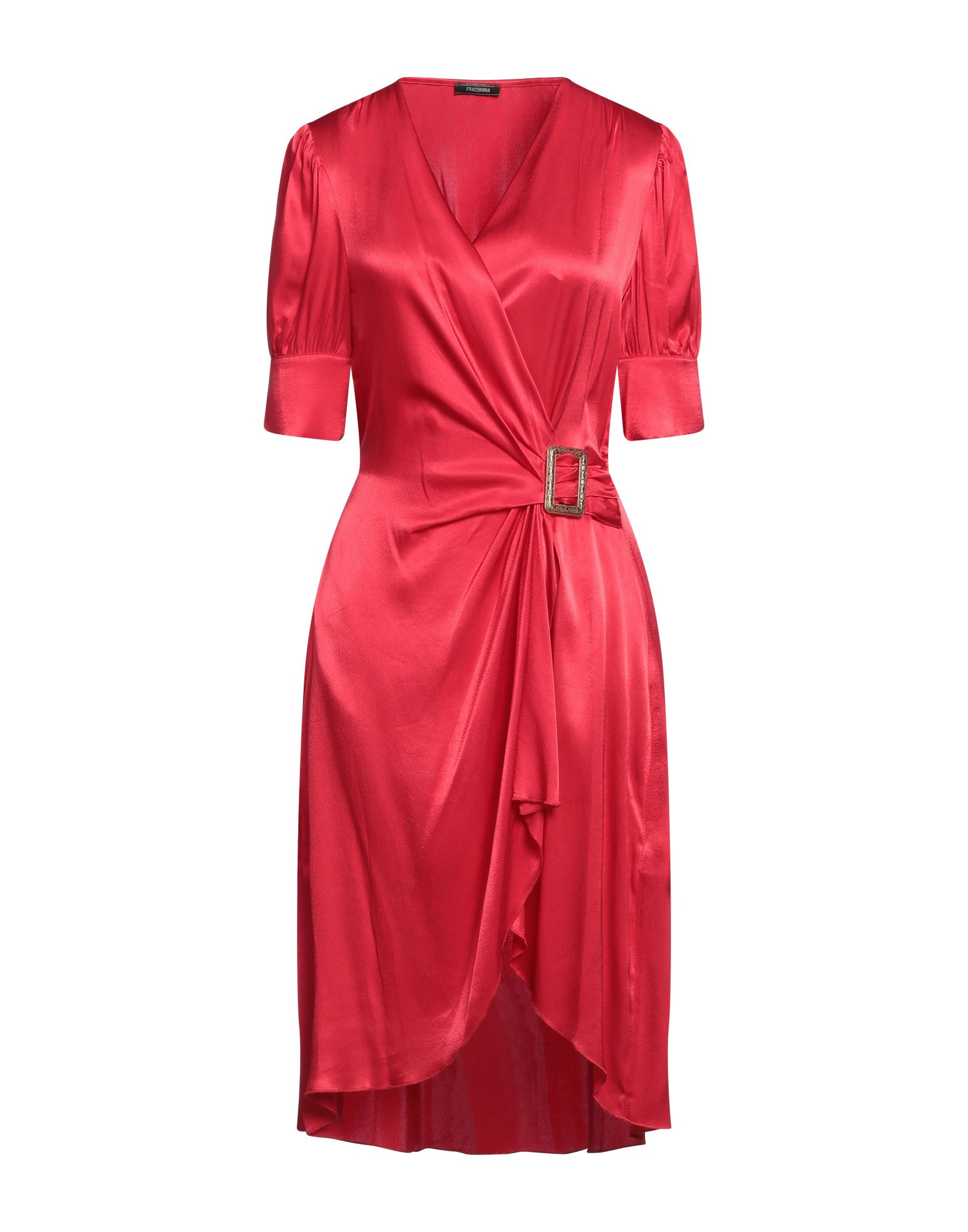 Fracomina Midi Dresses In Red