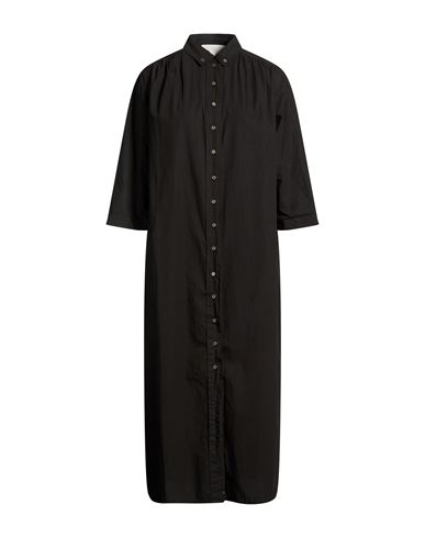 8pm Woman Midi Dress Black Size Xxs Cotton
