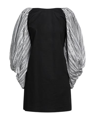 Gina Gorgeous Woman Mini Dress Black Size 8 Cotton, Polyester