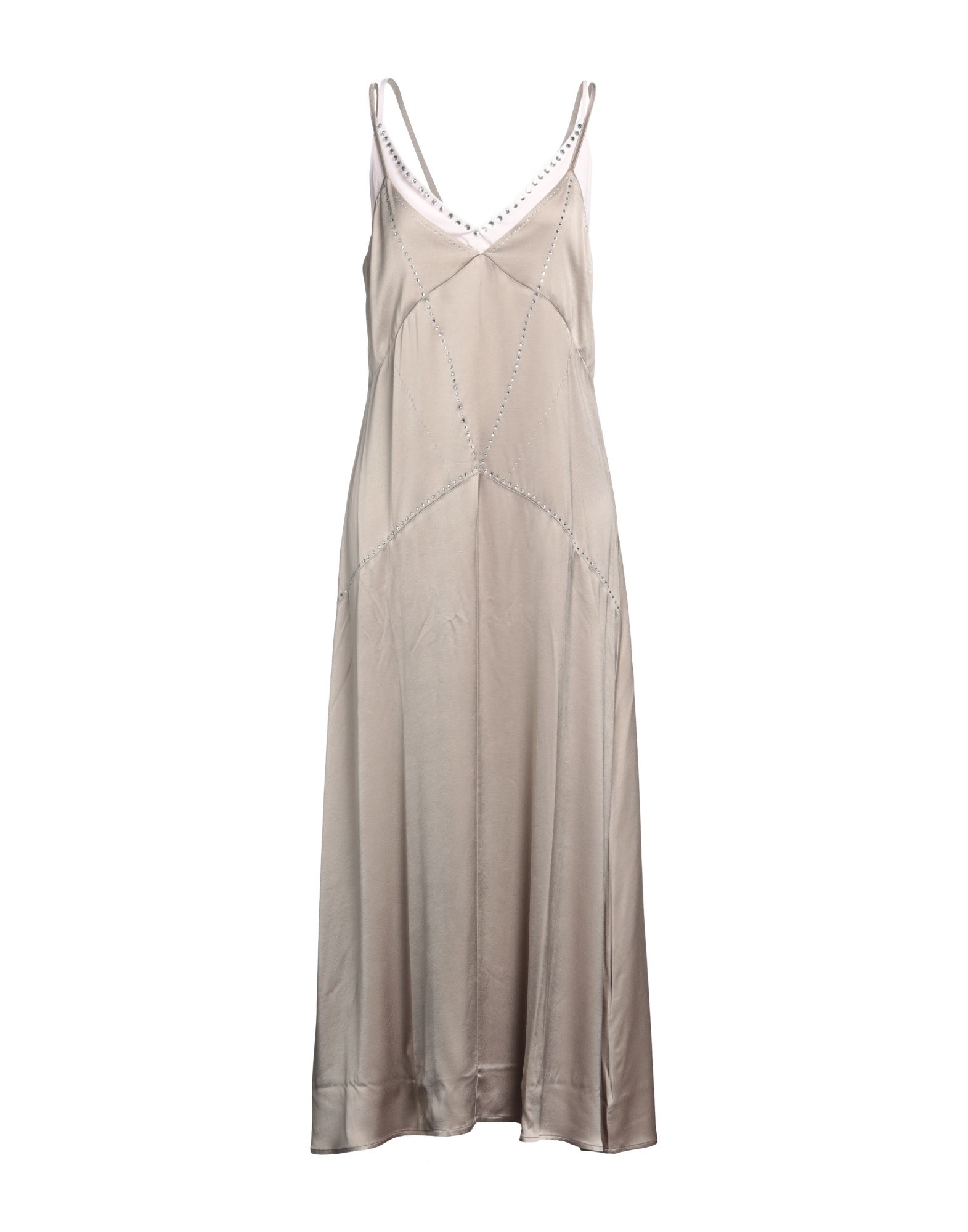 Ottod'ame Long Dresses In Grey