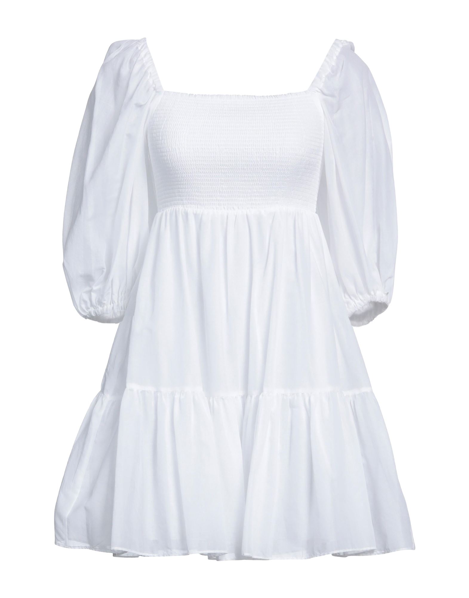 Ottod'ame Woman Mini Dress White Size 6 Cotton