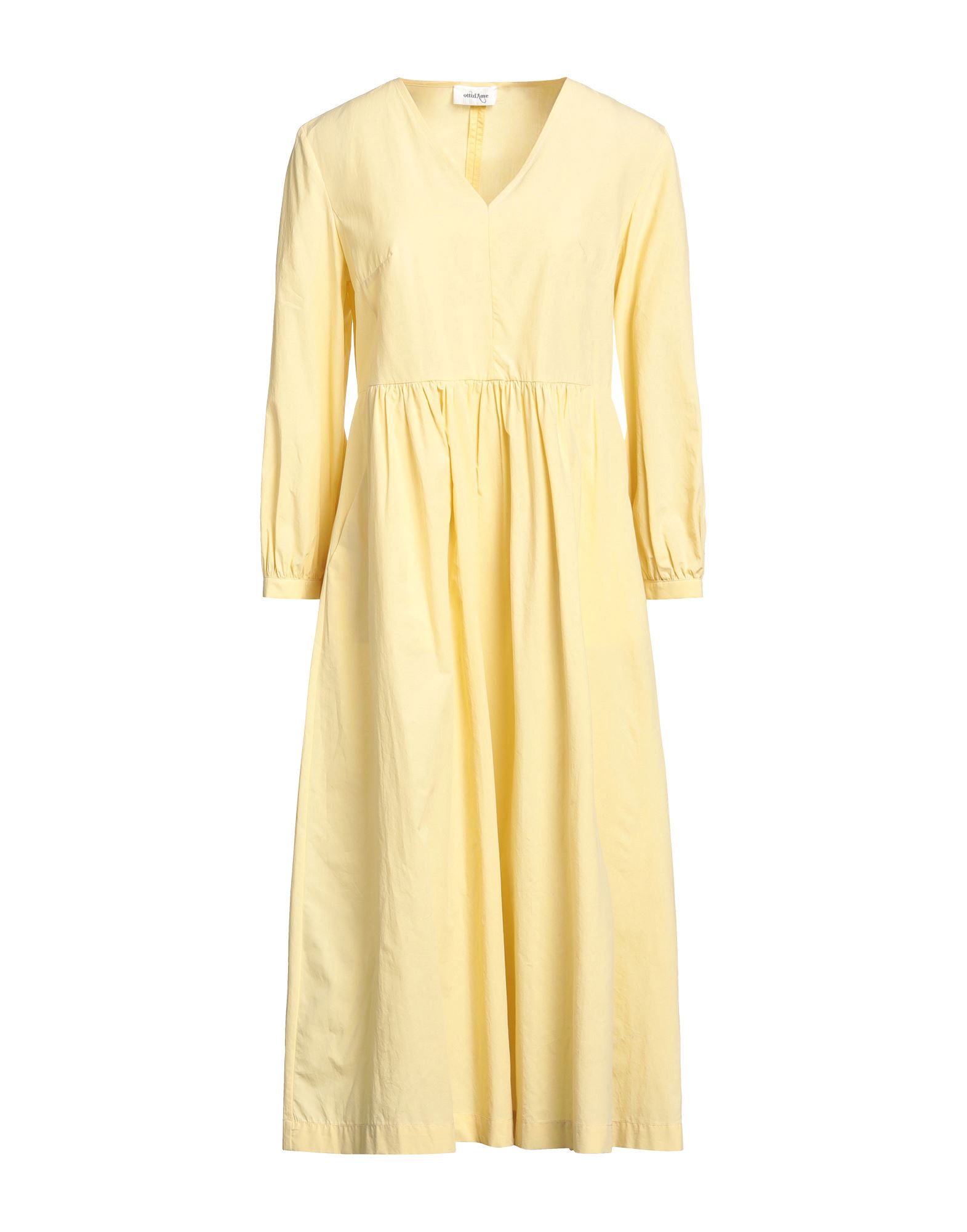 Ottod'ame Midi Dresses In Yellow
