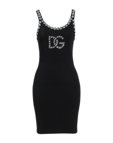 DOLCE&GABBANA Mini-Kleid Damen Schwarz 36,38 Damen