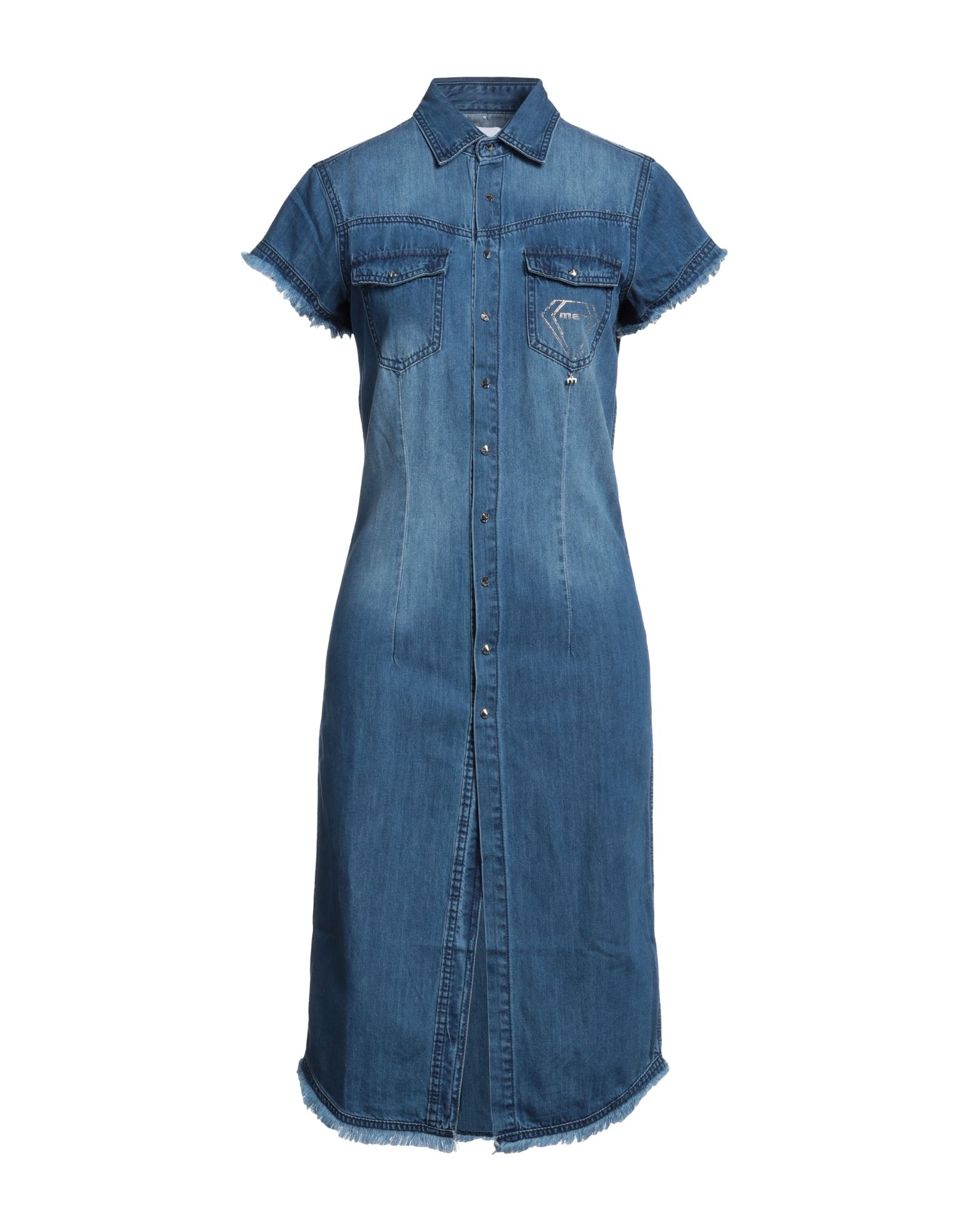 Emuleren Legacy Blokkeren Met Jeans Midi Dresses In Blue | ModeSens