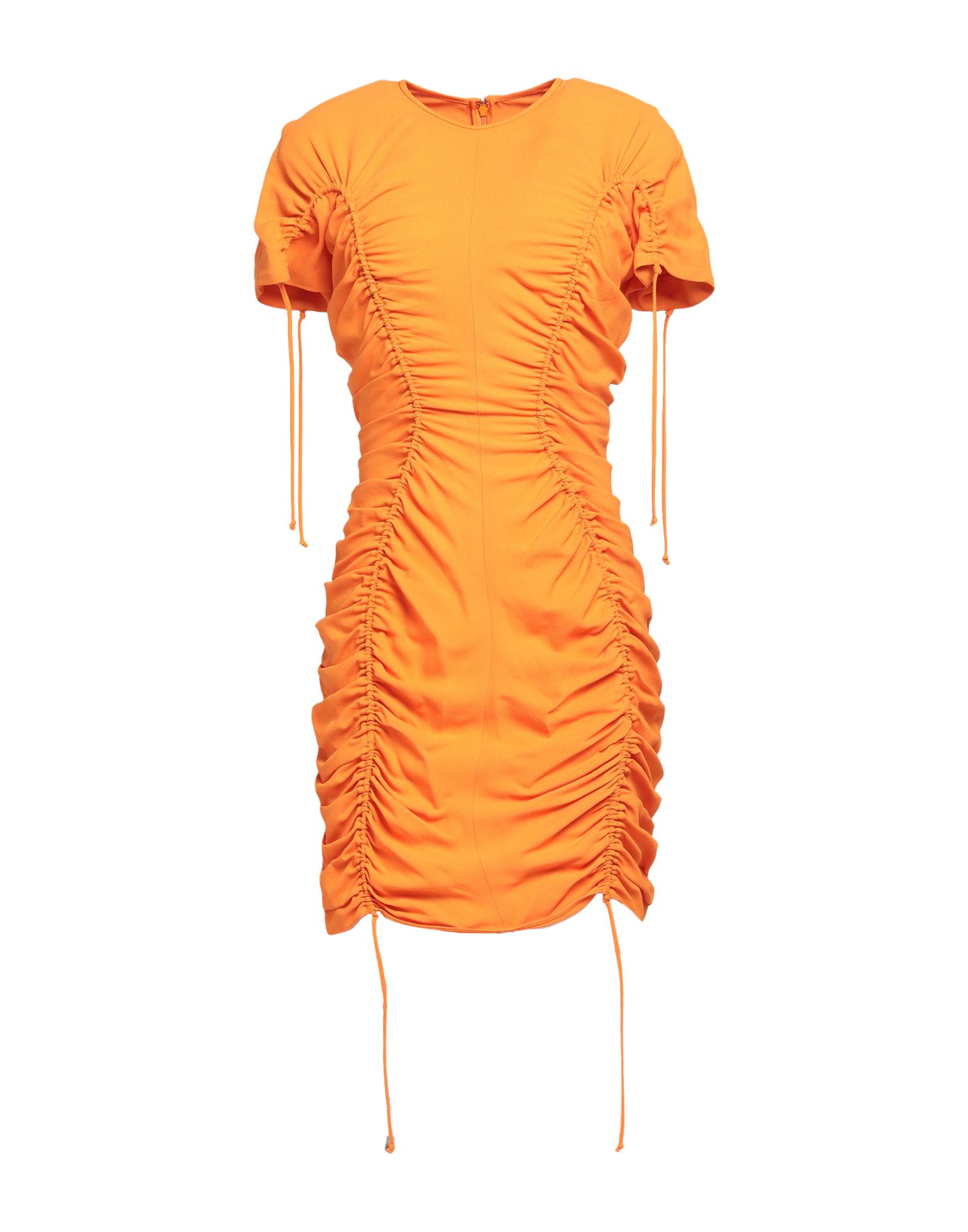 Shop Stella Mccartney Woman Mini Dress Orange Size 6-8 Viscose