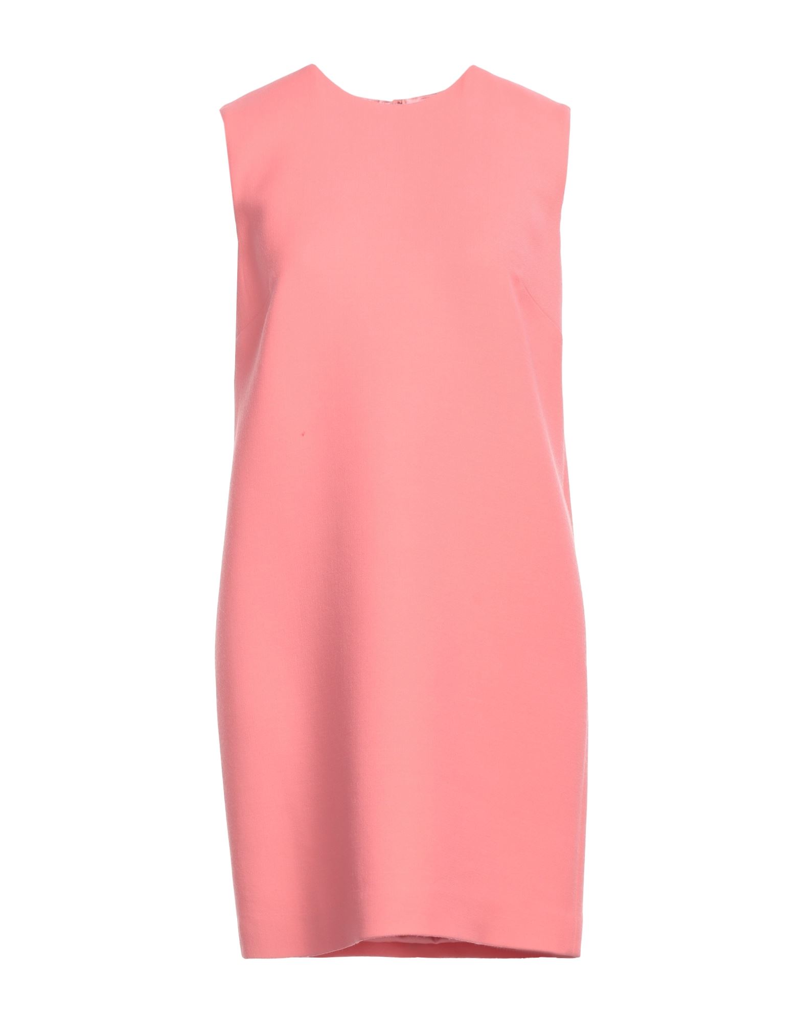 Shop Dolce & Gabbana Woman Mini Dress Salmon Pink Size 14 Virgin Wool