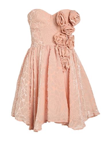 Elisabetta Franchi Woman Mini Dress Blush Size 6 Viscose, Silk