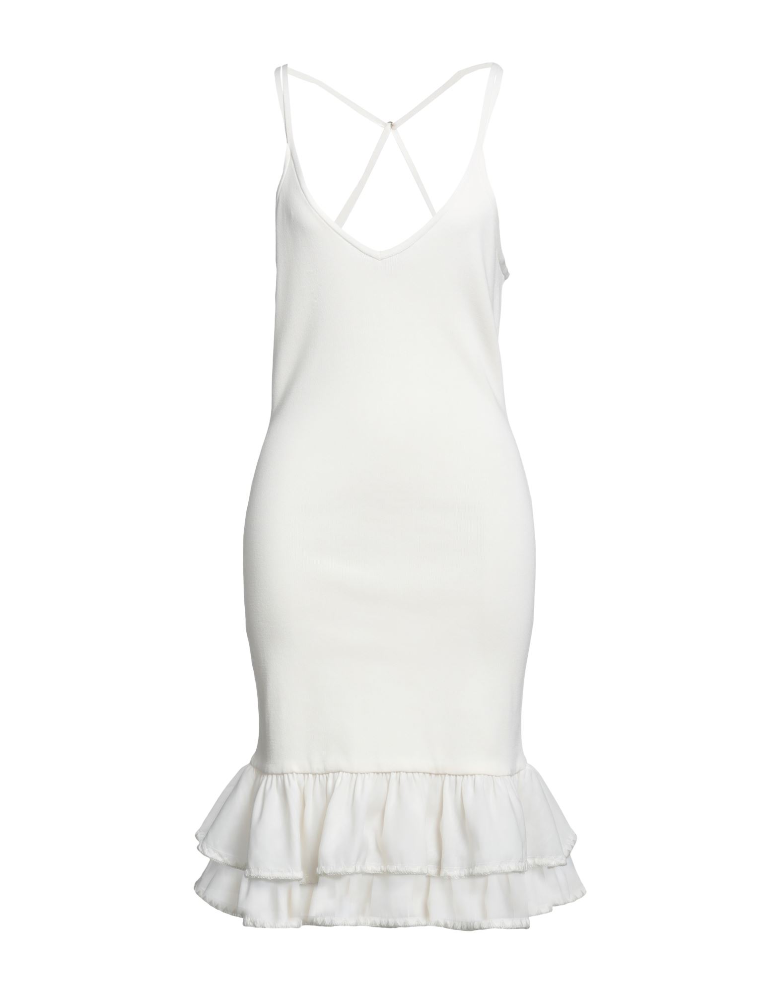Actitude By Twinset Midi Dresses In Ivory