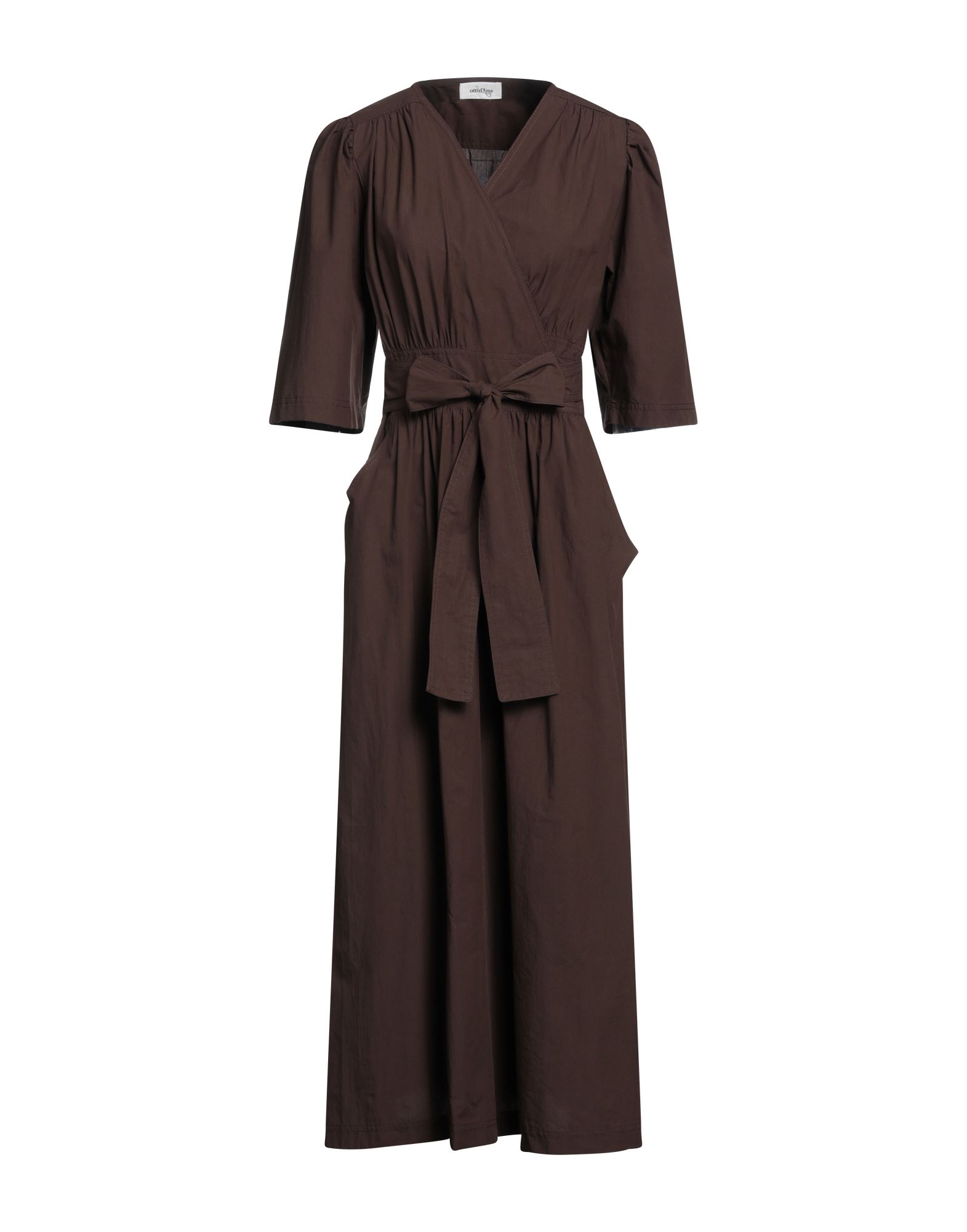 Ottod'ame Long Dresses In Brown