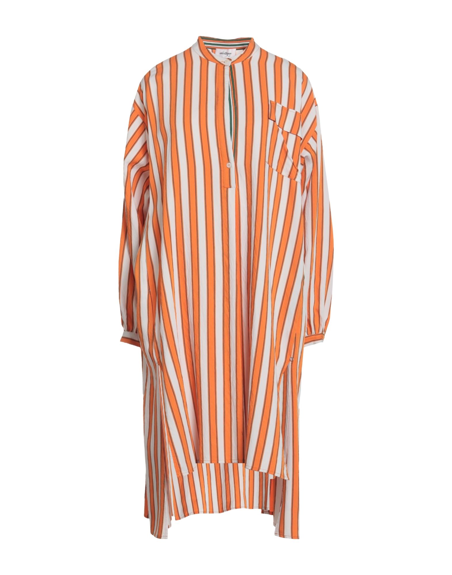 Ottod'ame Midi Dresses In Orange