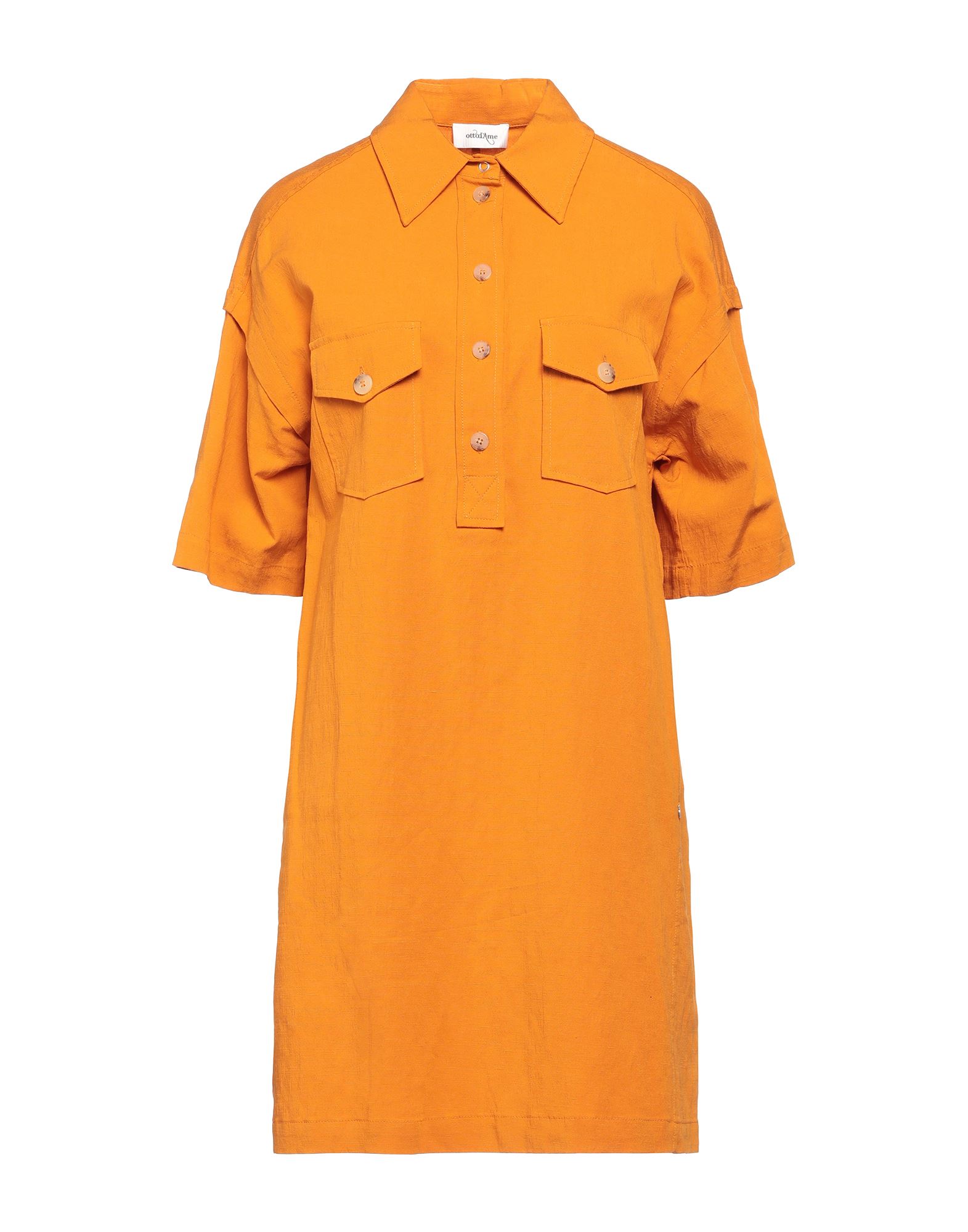 Ottod'ame Short Dresses In Orange