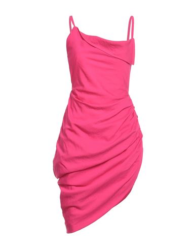 Jacquemus Saudade Stretch Viscose Dress In Pink