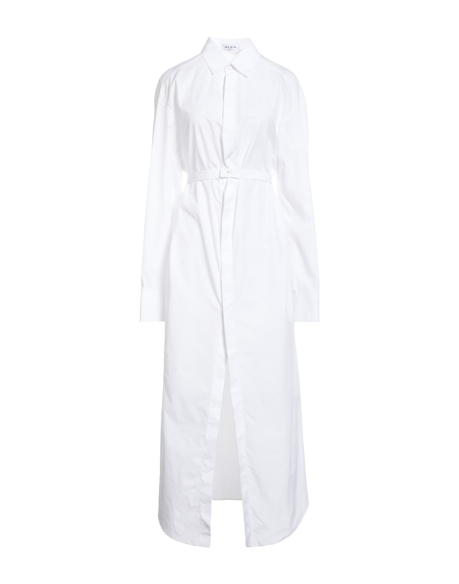 Alaïa Woman Maxi Dress White Size 10 Cotton