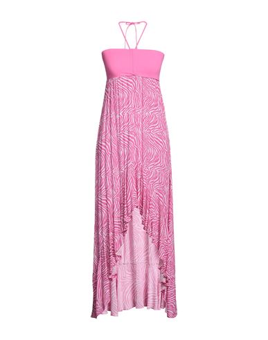 Woman Midi dress Pink Size 2 Silk