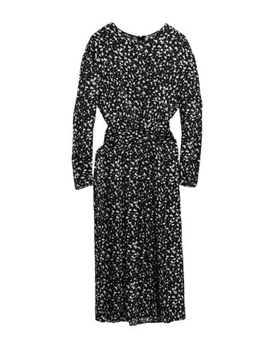 Les Copains Woman Midi Dress Black Size 4 Viscose