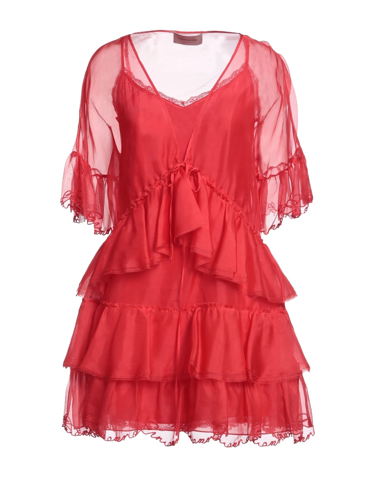 Ermanno Firenze Short Dresses In Red