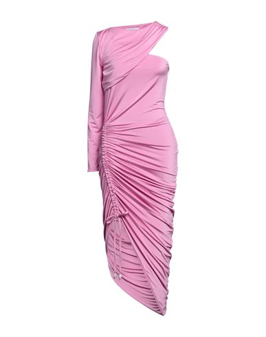 Cinqrue Woman Long Dress Pink Size S Polyester, Elastane
