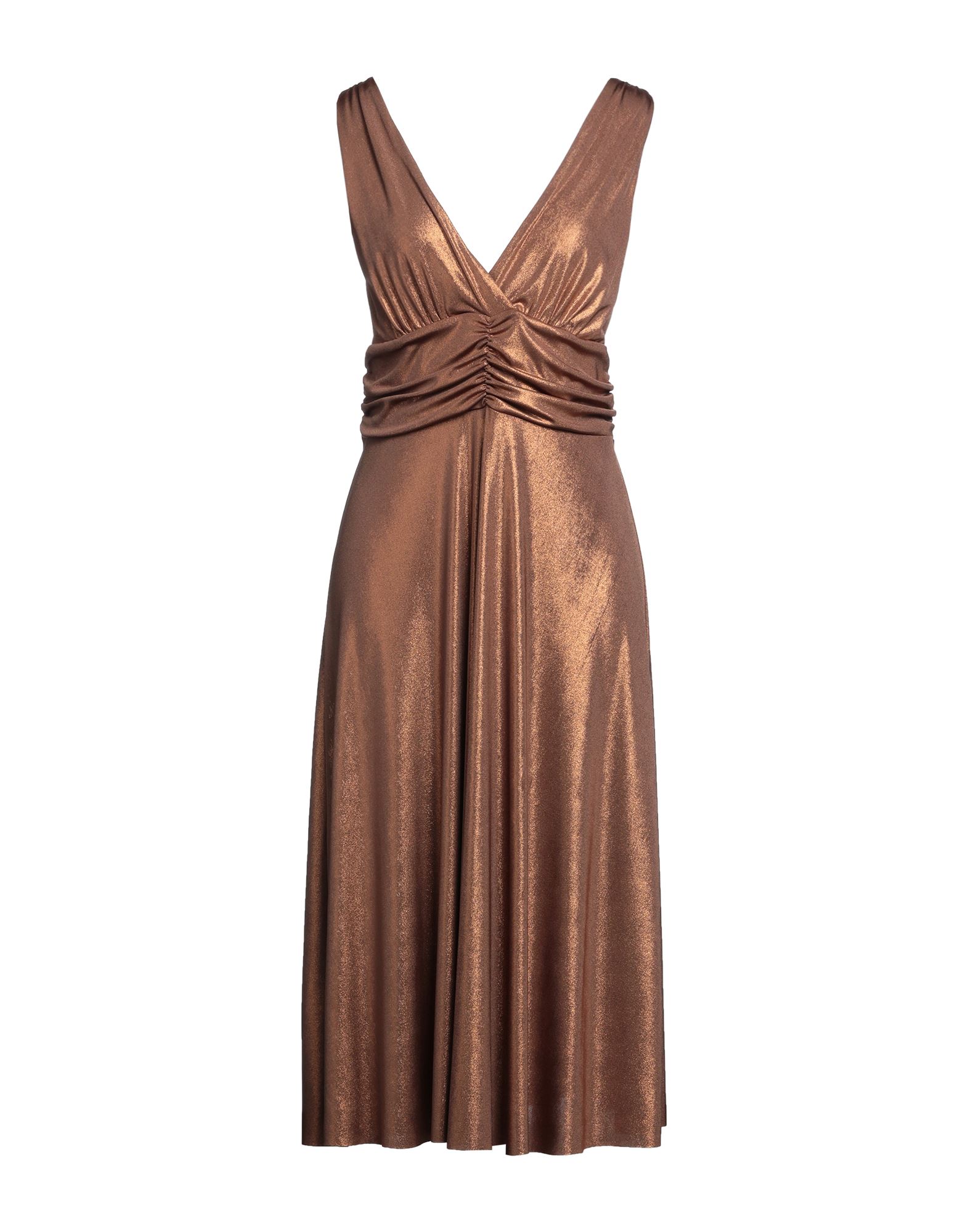 Rebel By •jo Midi Dresses In Bronze ModeSens