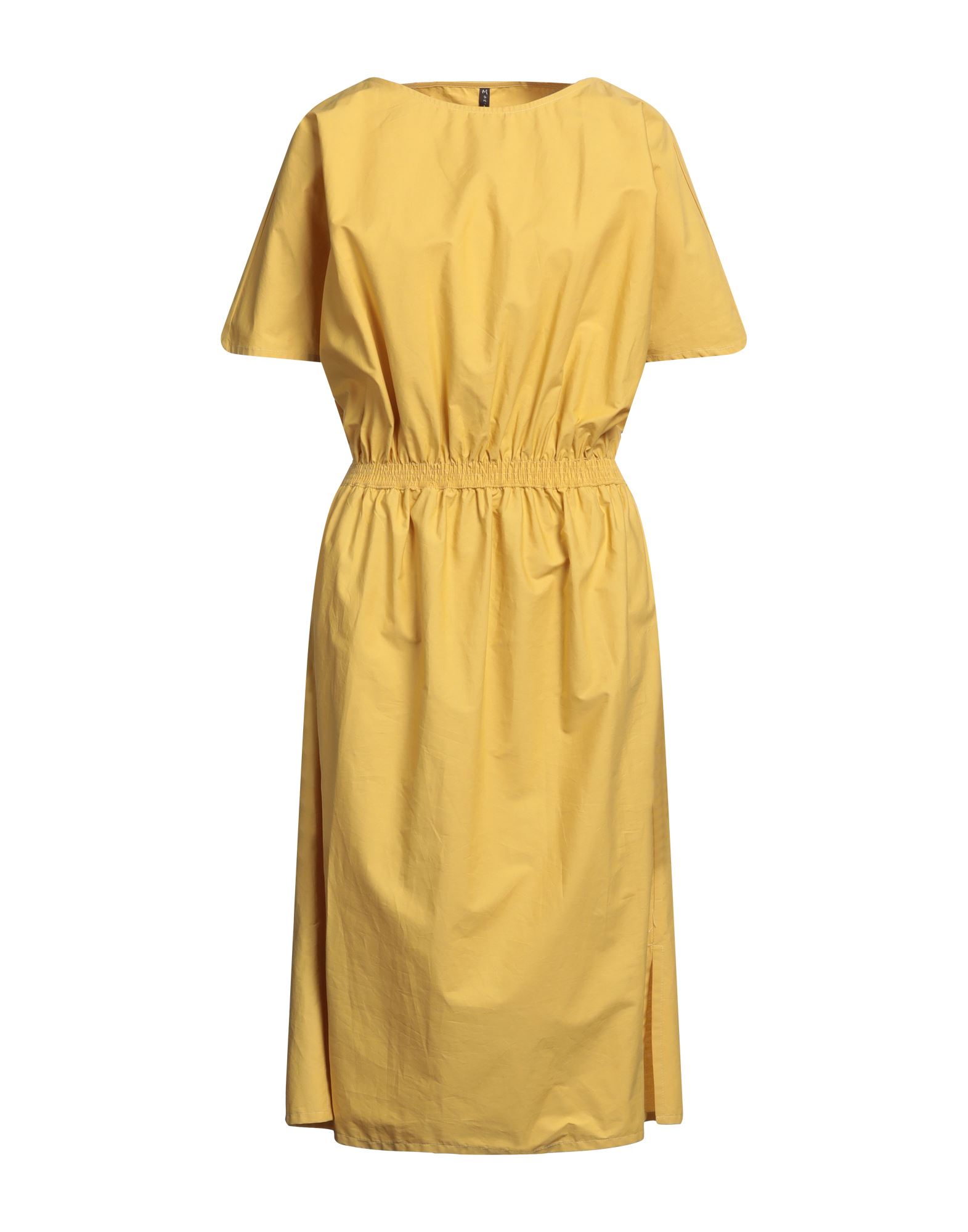 Manila Grace Midi Dresses In Yellow