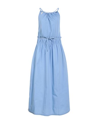 Attic And Barn Woman Long Dress Light Blue Size S Cotton