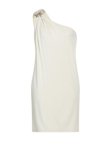 Pinko Woman Mini Dress Ivory Size S Viscose, Elastane In White