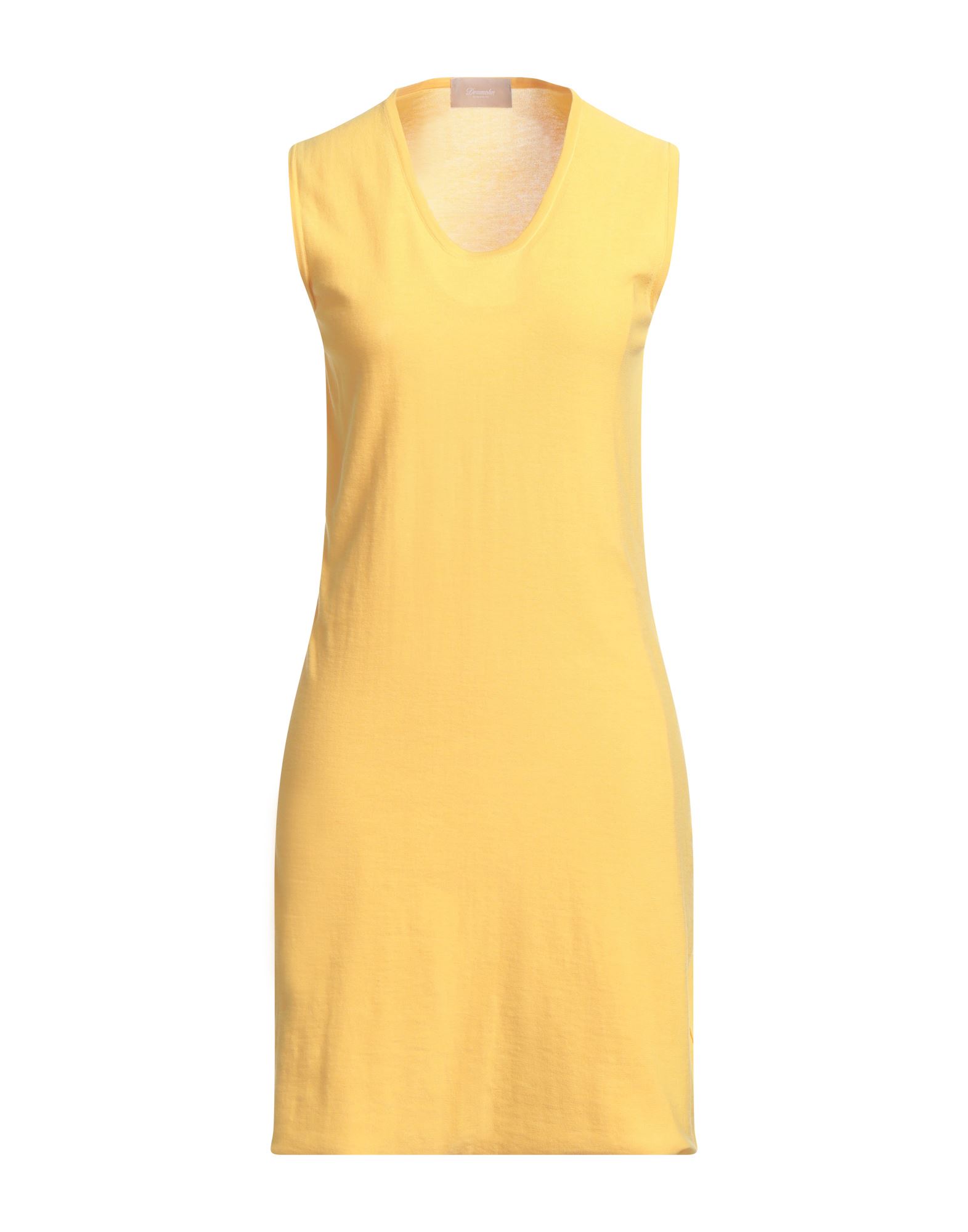 Drumohr Short Dresses In Yellow