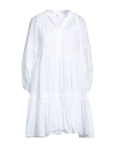 Ottod'ame Woman Short Dress White Size 6 Cotton