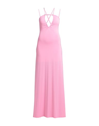 Circus Hotel Woman Maxi Dress Pink Size 8 Viscose, Polyester, Elastane