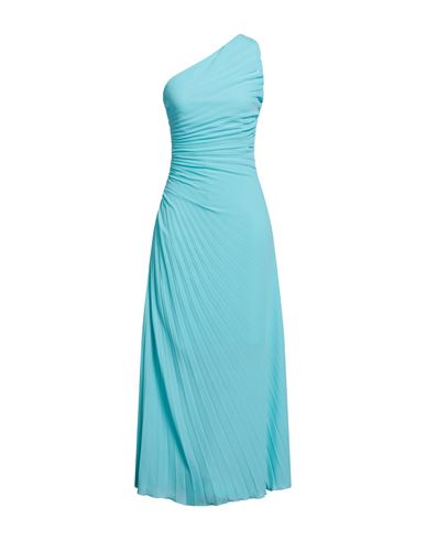 Olla Parèg Olla Parég Woman Long Dress Turquoise Size 2 Polyester In Blue