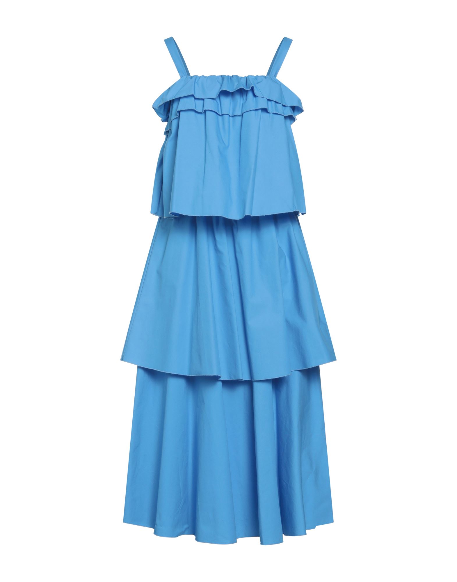 Peperosa Long Dresses In Blue
