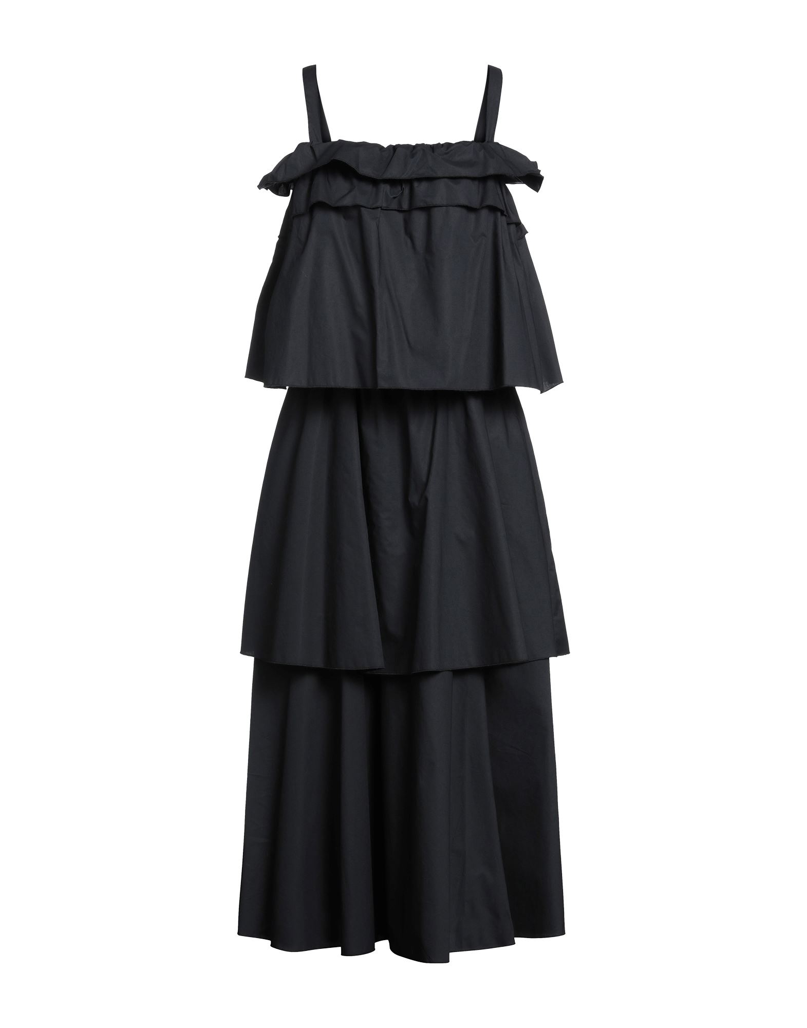Peperosa Long Dresses In Black