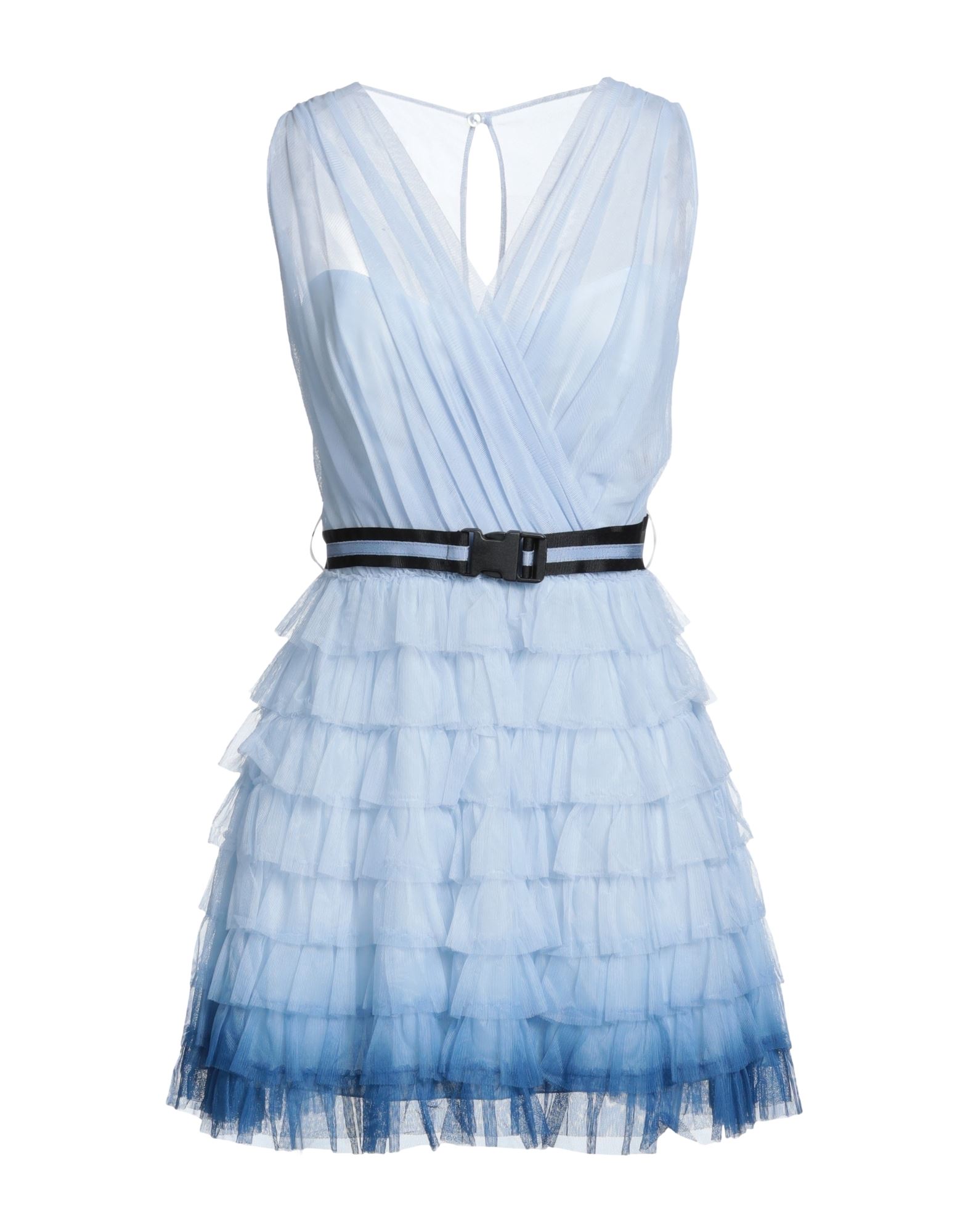 Ermanno Firenze Short Dresses In Blue