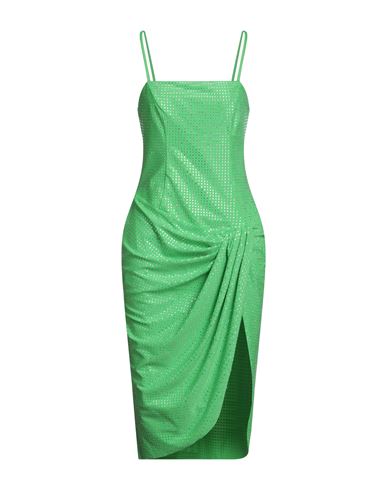 Shop Giuseppe Di Morabito Woman Midi Dress Light Green Size 6 Polyamide, Elastane