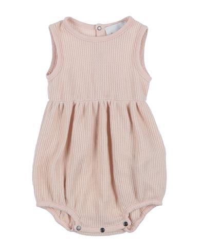 Le Petit Coco Newborn Girl Baby Bodysuit Blush Size 1 Cotton, Polyester In Pink