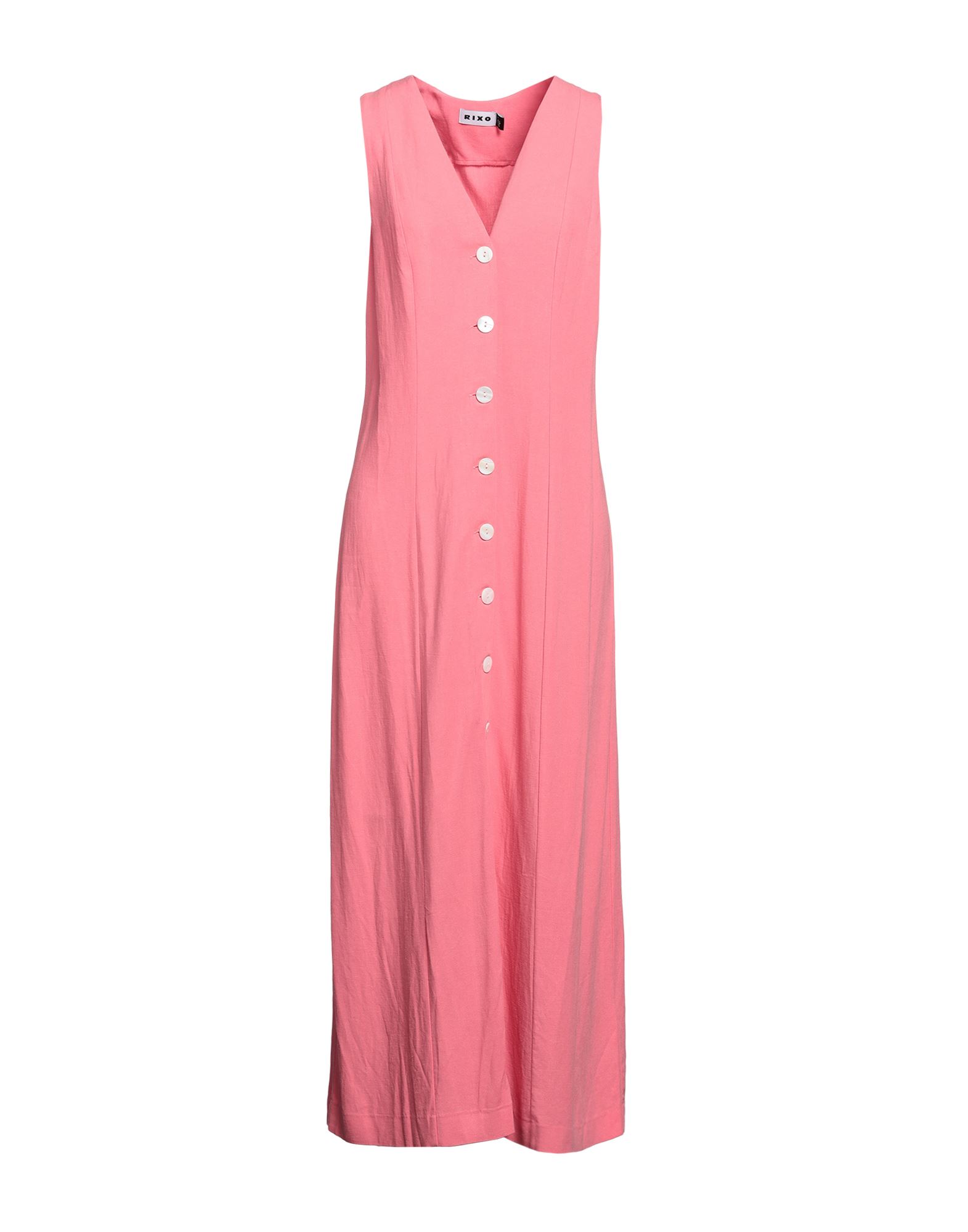 Rixo London Long Dresses In Pink