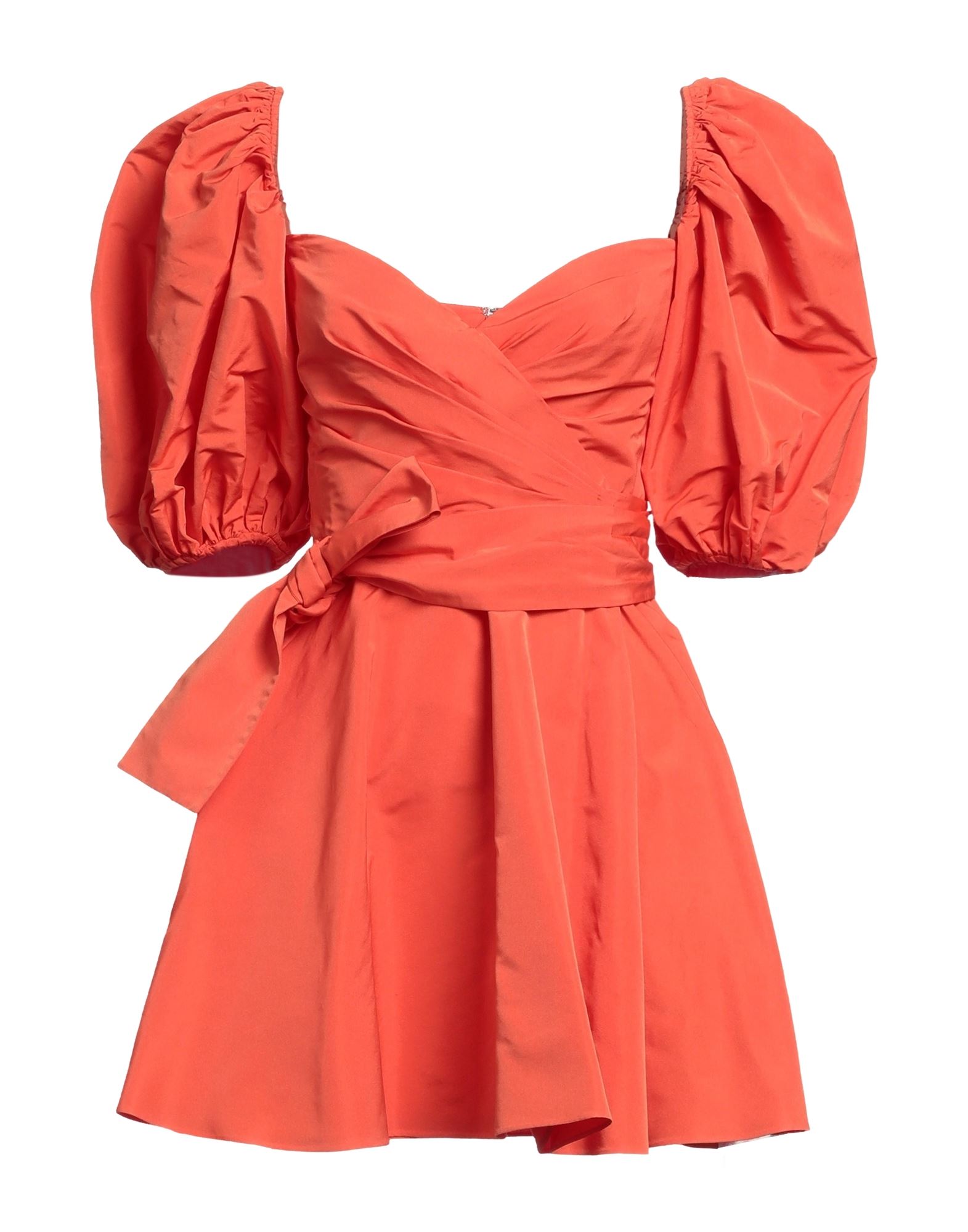 Valentino Short Dresses In Orange