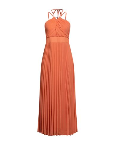 Kontatto Woman Maxi Dress Orange Size S Polyester In Orange