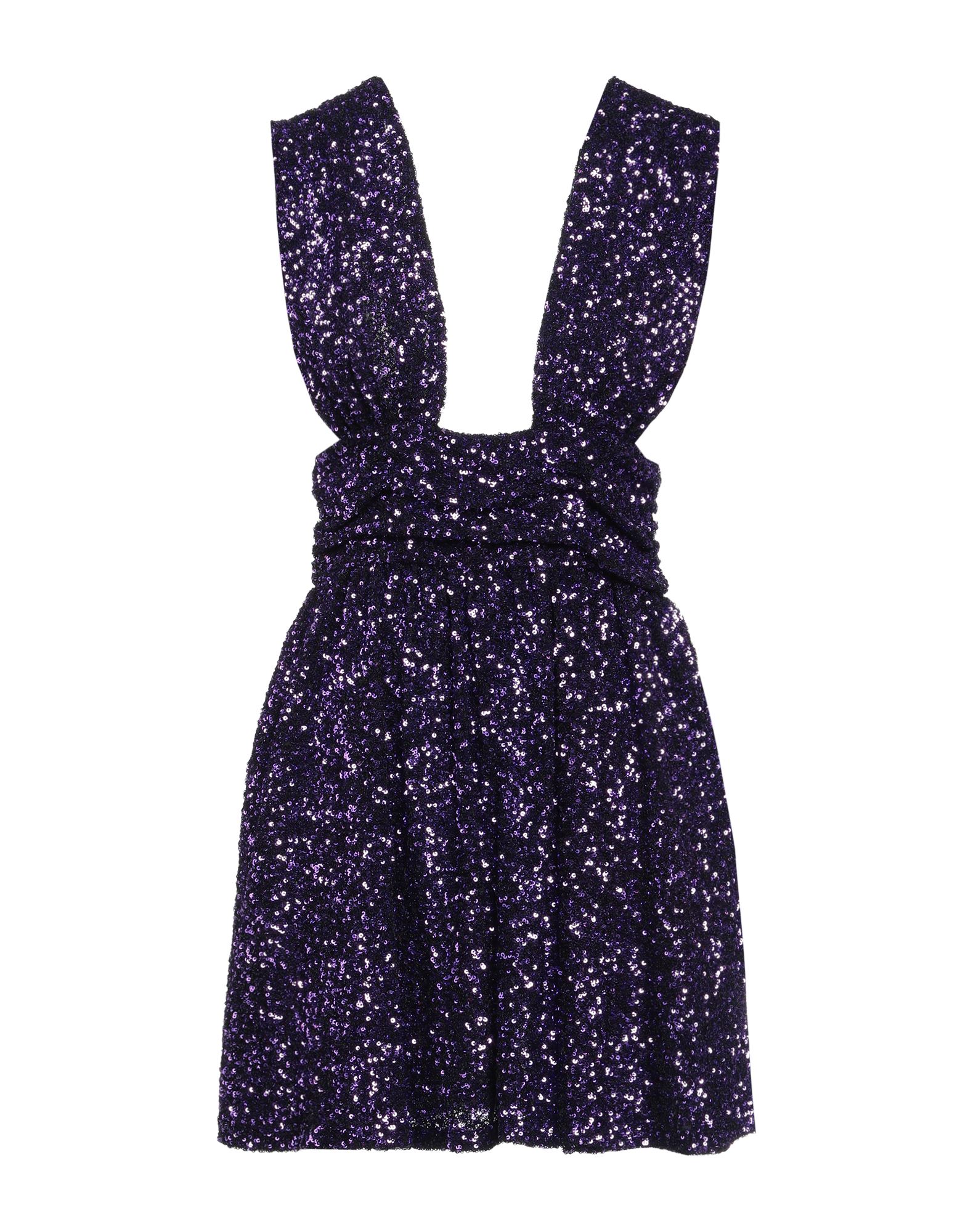 Amen Short Dresses In Purple