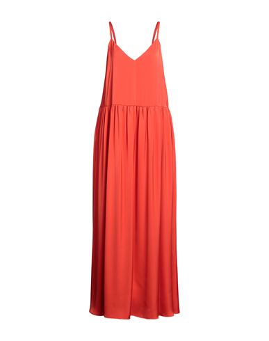 Kartika Woman Long Dress Red Size 10 Polyester