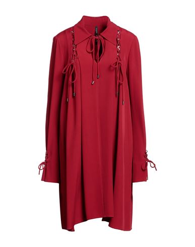 Plein Sud Woman Mini Dress Red Size 4 Polyester, Elastane
