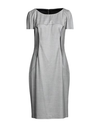 Ferre Milano Ferre' Milano Woman Midi Dress Grey Size 8 Viscose, Wool, Elastane