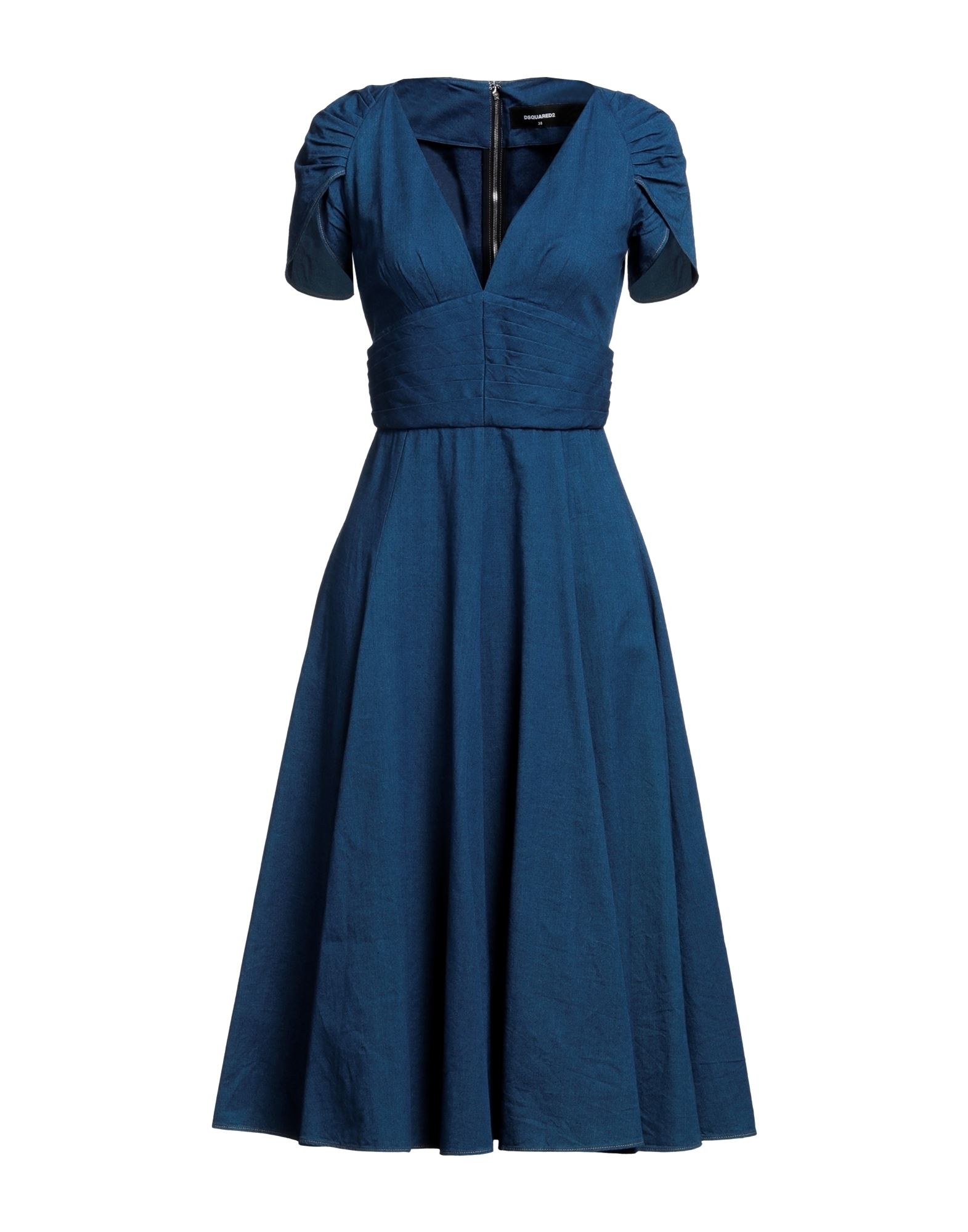 Dsquared2 Midi Dresses In Blue