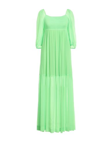 Aniye By Woman Long Dress Acid Green Size 6 Viscose