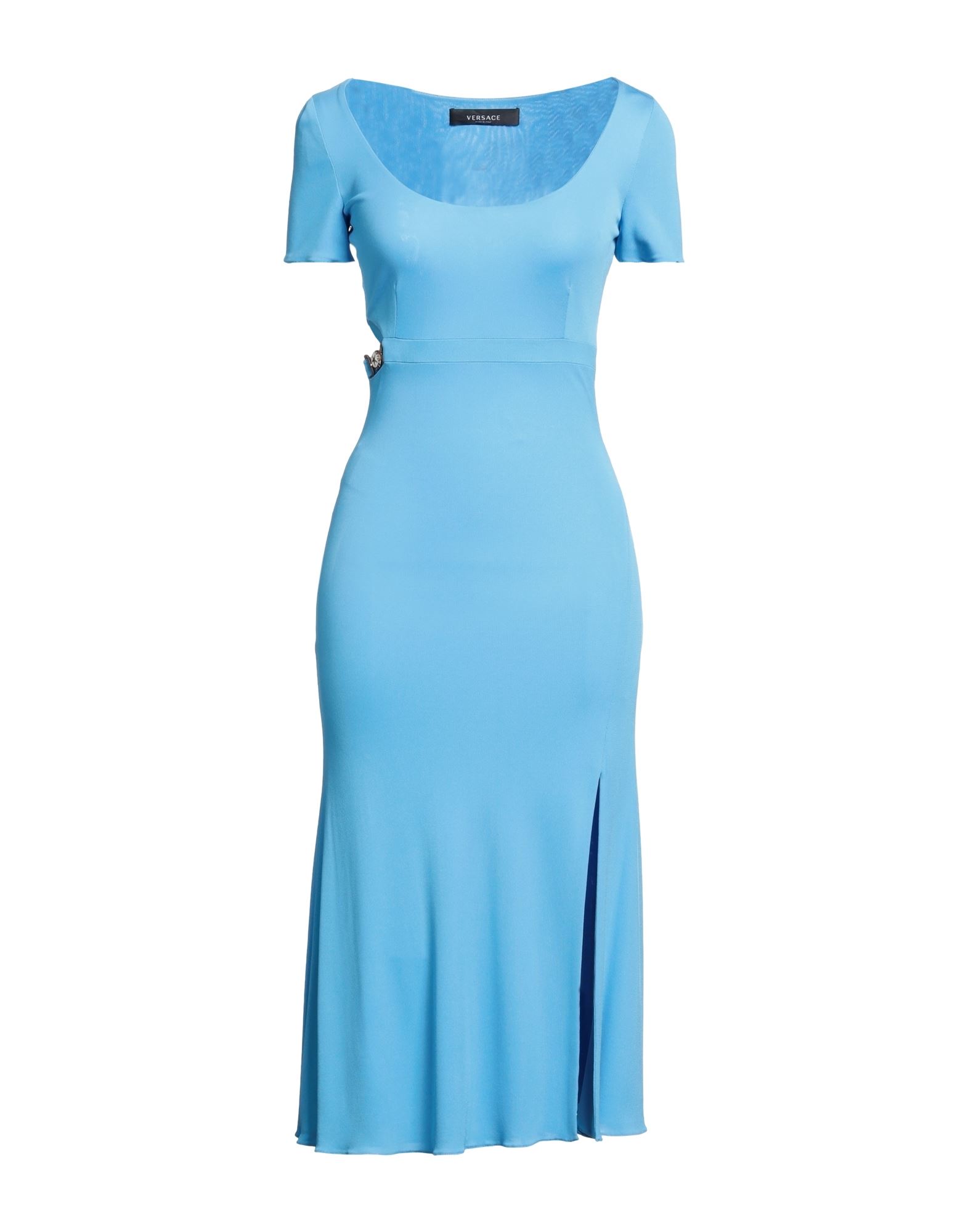 Versace Midi Dresses In Blue