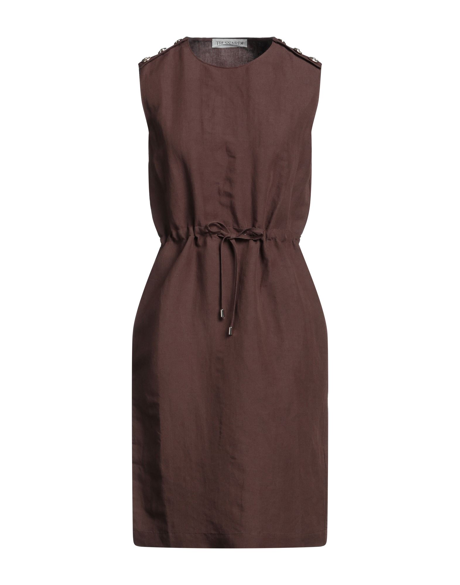 Trussardi Midi Dresses In Brown