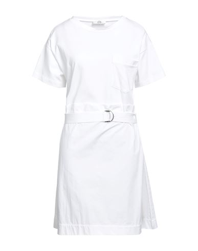 Attic And Barn Woman Short Dress White Size L Cotton