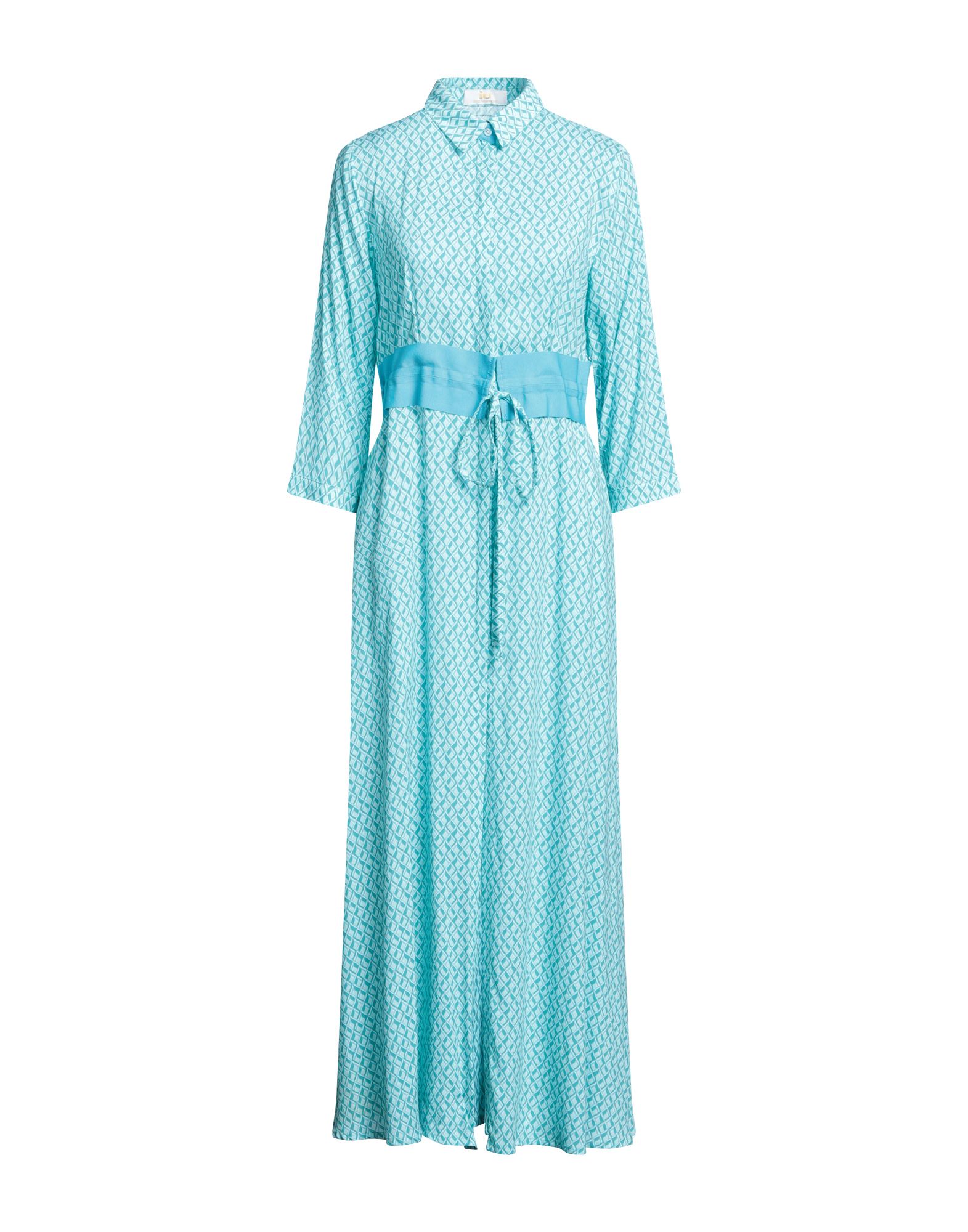 Iu Rita Mennoia Long Dresses In Blue